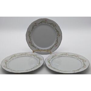 Fine China of Japan, Charmaine, Floral, Set of 3 Bread Plates EUC Vintage READ